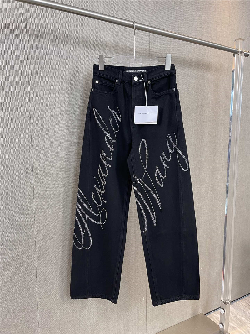 A1exa*der wang rhinestone jeans replica d&g clothing