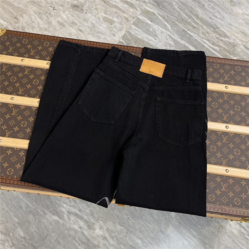 A1exa*der wang rhinestone jeans replica d&g clothing