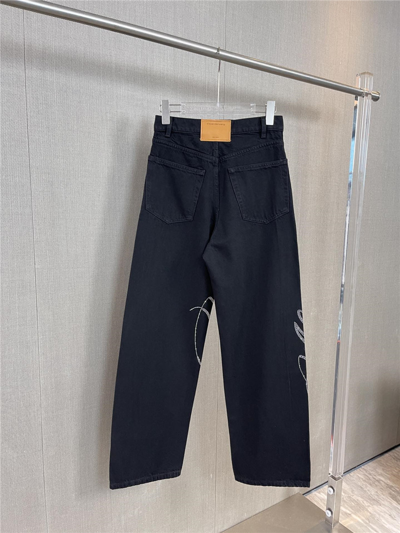 A1exa*der wang rhinestone jeans replica d&g clothing