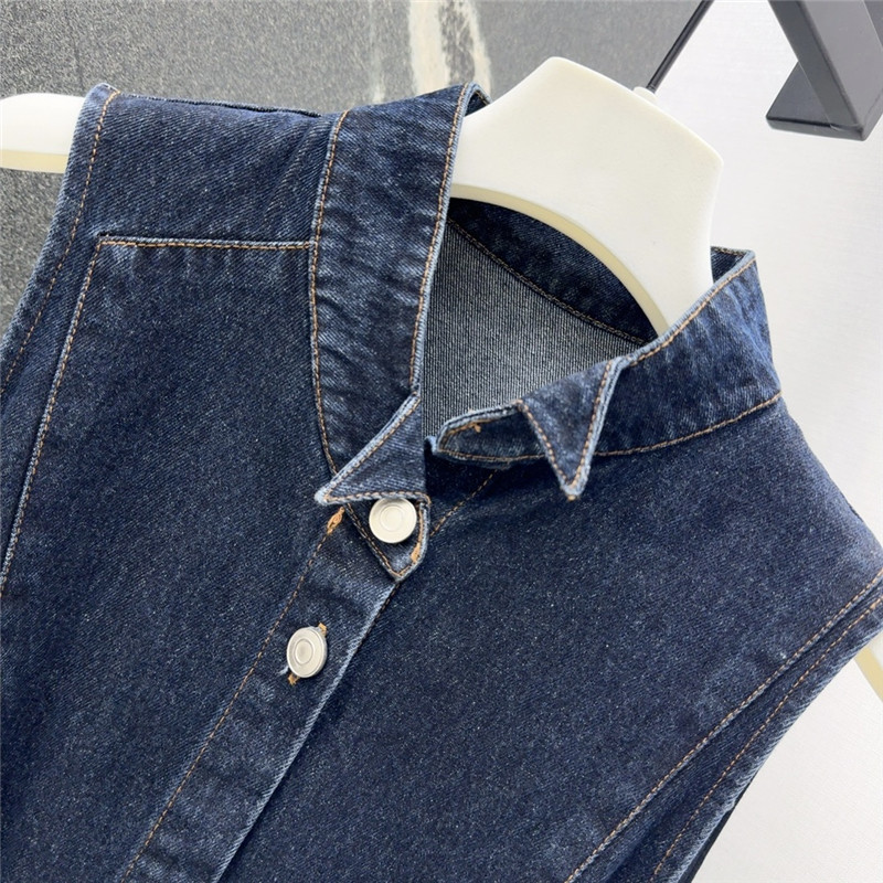 L0ew* vintage washed denim dress replica clothes