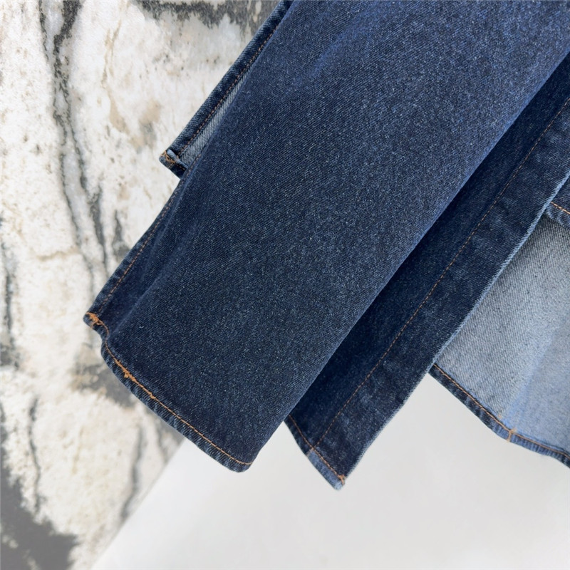 L0ew* vintage washed denim dress replica clothes