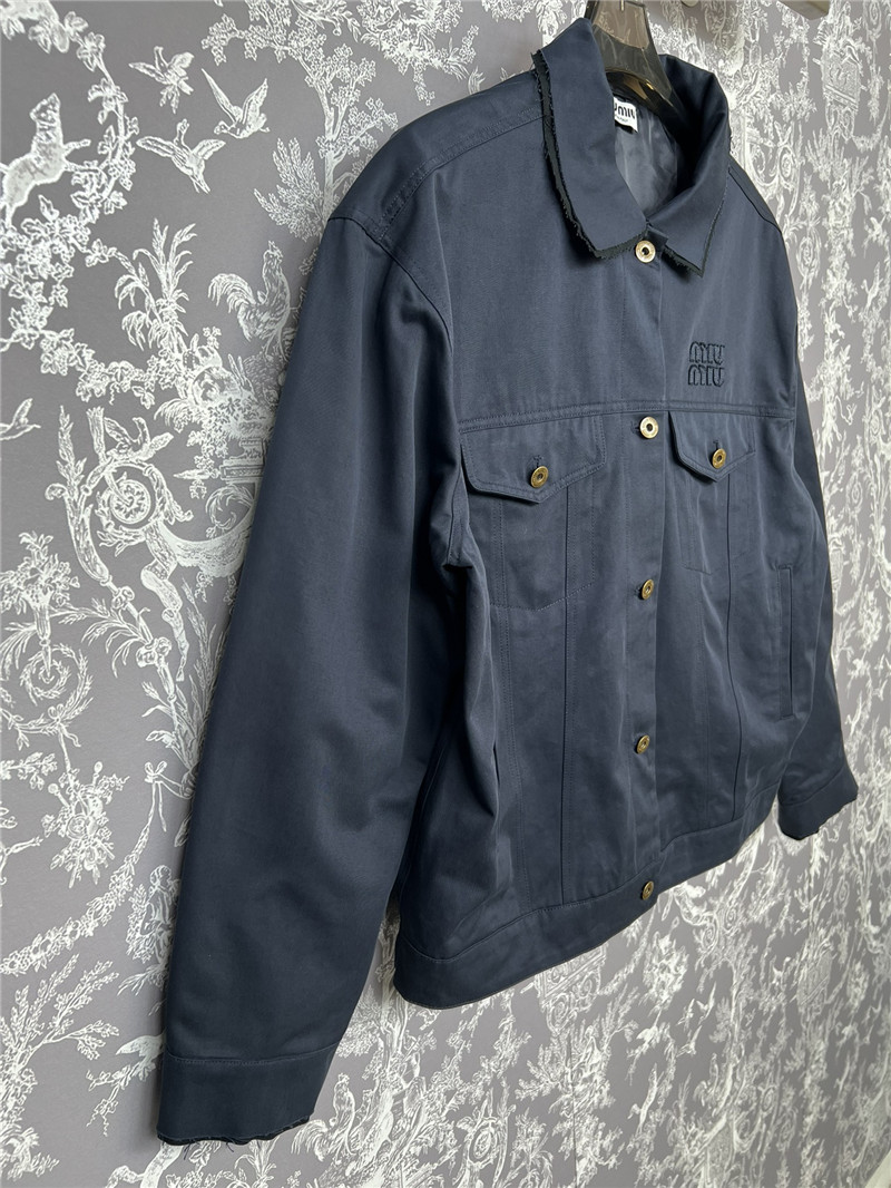 M1um1u lapel jacket replica designer clothes