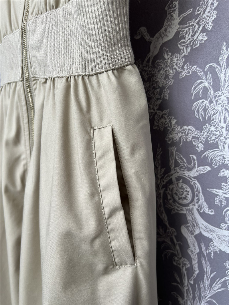 Miu Miu Panama Cotton Fit-And-Flare Dress