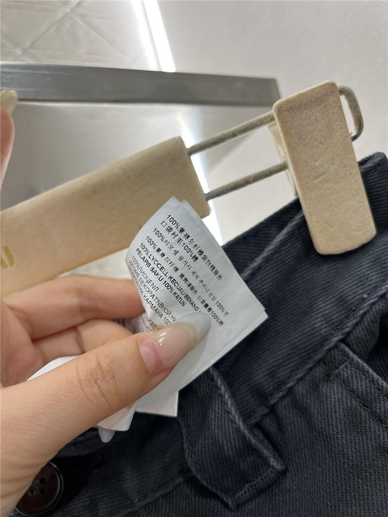 M1um1u washed denim shorts replica d&g clothing