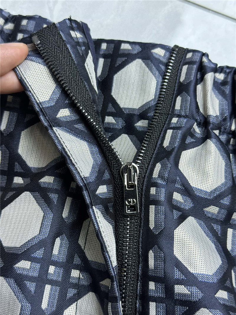 D10r rattan check culottes replica d&g clothing