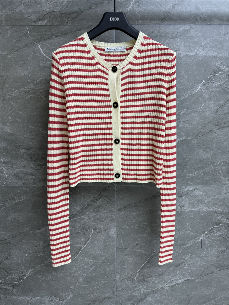 D10r striped knitted two-piece set replica d&g clothing