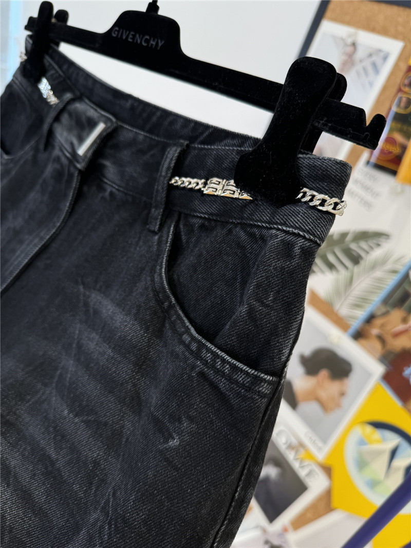 Givenchy chain denim shorts replica clothing sites
