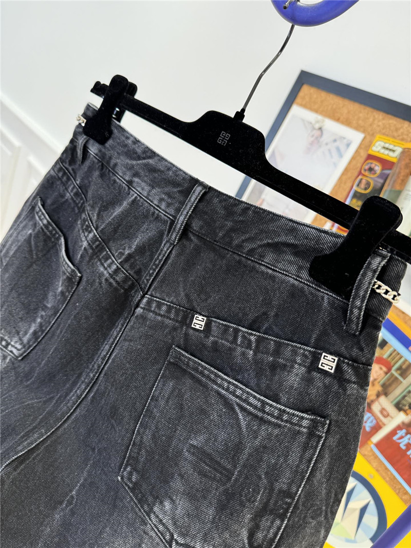 Givenchy chain denim shorts replica clothing sites
