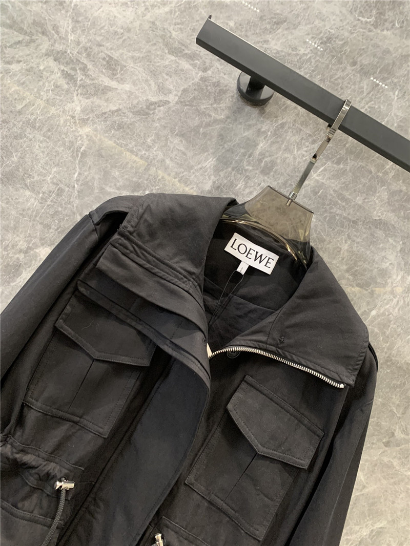 L0ew* drawstring four pocket design jacket replica clothes
