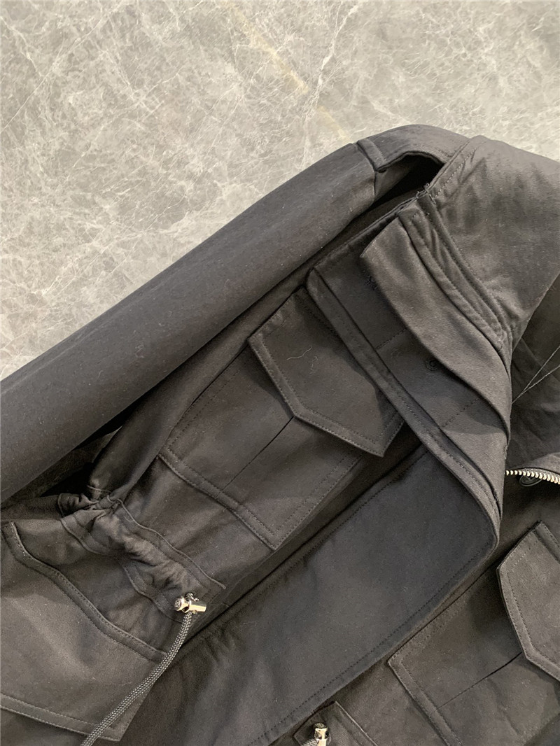 L0ew* drawstring four pocket design jacket replica clothes