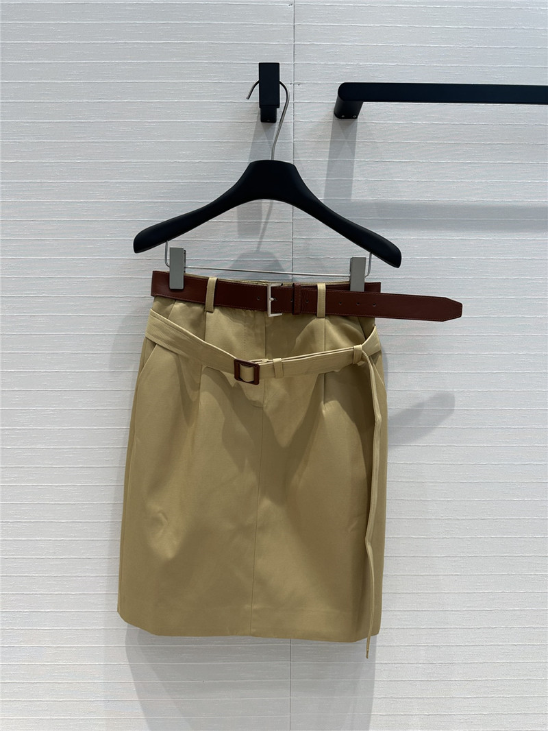 Pra*a temperament midi skirt replica designer clothes