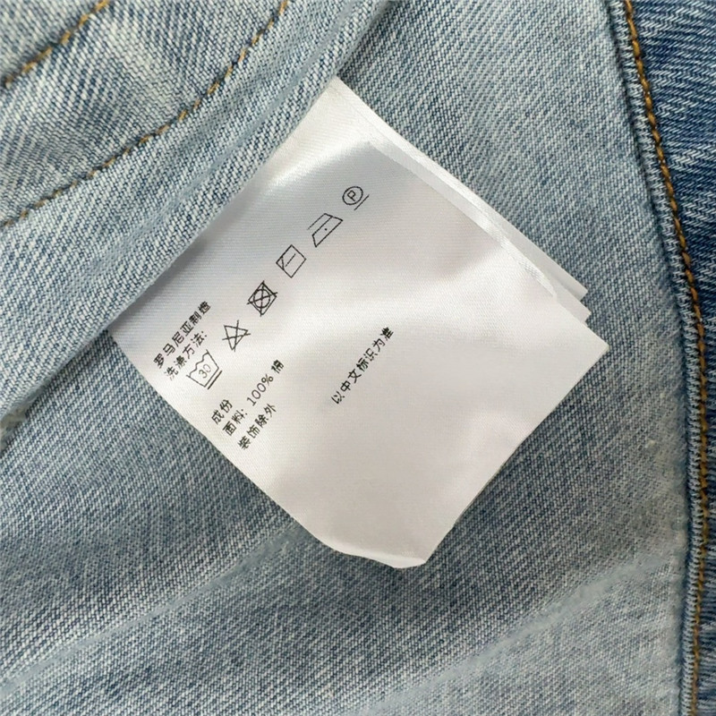 Moncler vintage washed denim jacket replica designer clothes