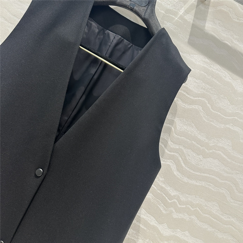 The R0w twill wool vest replica clothes