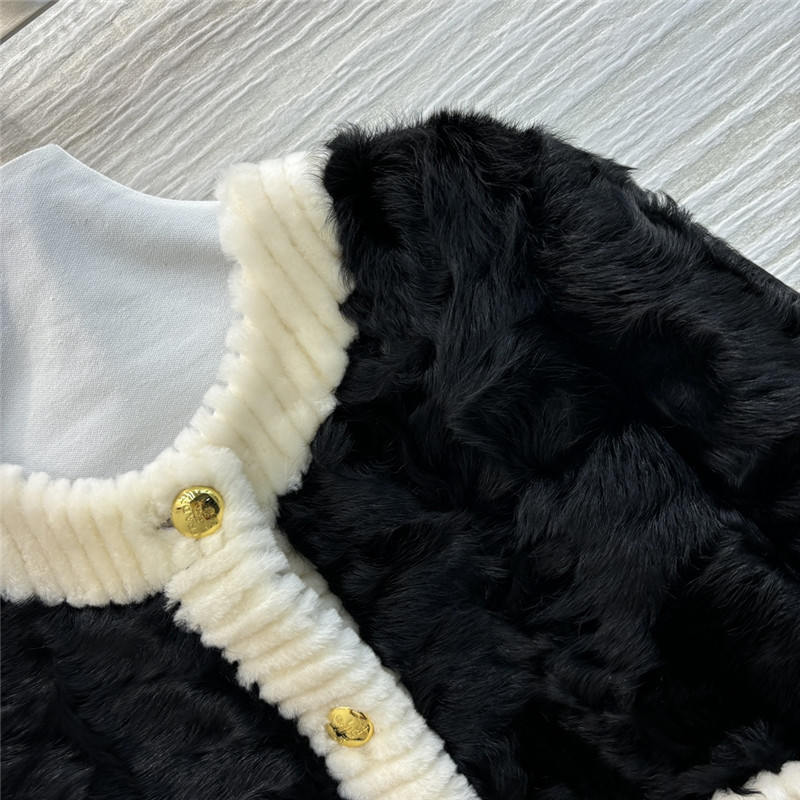 Pra*a crew neck cropped jacket replica d&g clothing