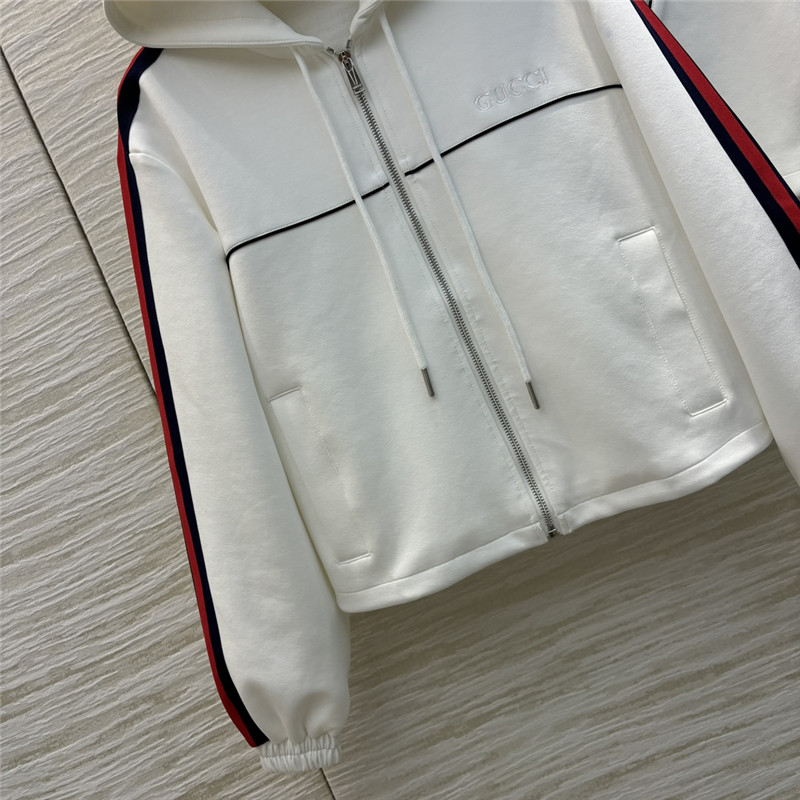 Gvc*1 ribbon stitching embroidered logo suit replica designer clothes