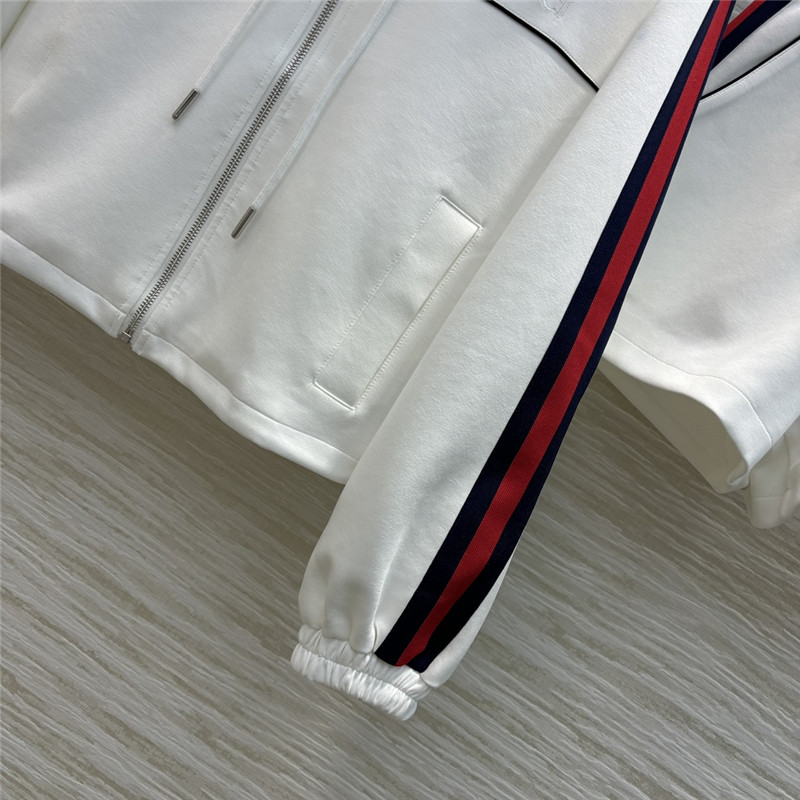 Gvc*1 ribbon stitching embroidered logo suit replica designer clothes