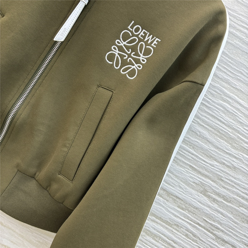 L0ew* stand collar zipper space cotton jacket replica d&g clothing