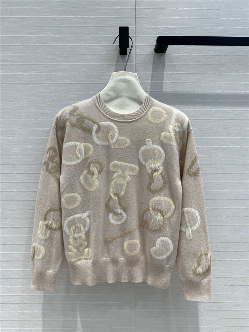 H**me5 heart ring cashmere knitted top replica clothing sites