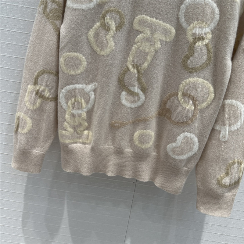 H**me5 heart ring cashmere knitted top replica clothing sites