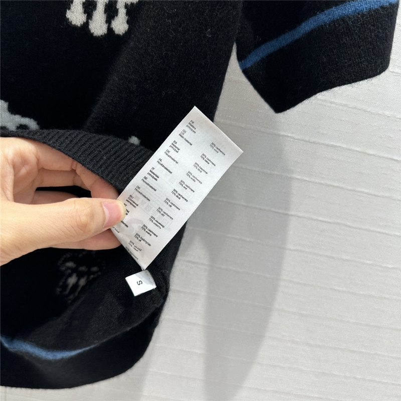 H**me5 cashmere short-sleeved sweater replicas clothes