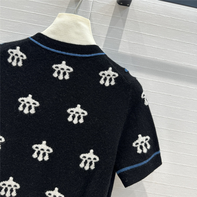 H**me5 cashmere short-sleeved sweater replicas clothes