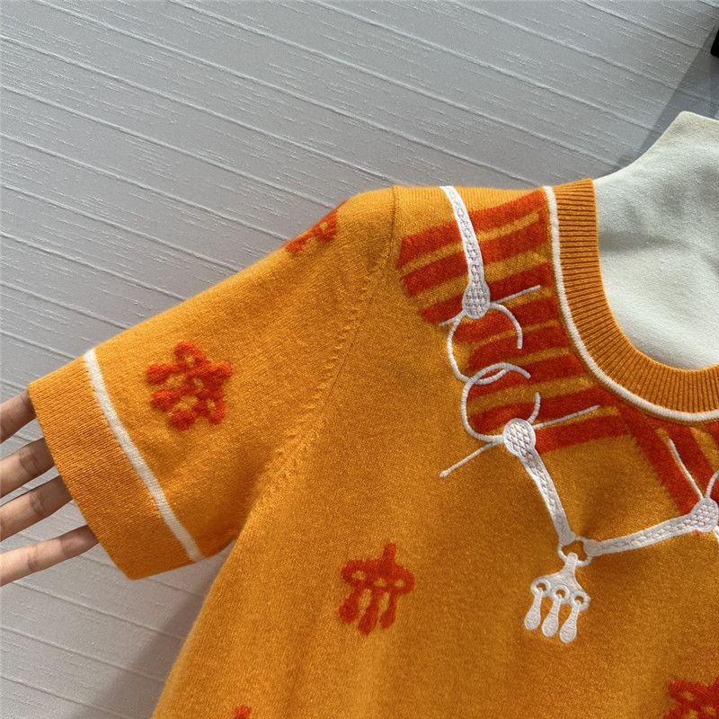 H**me5 cashmere short-sleeved sweater replicas clothes