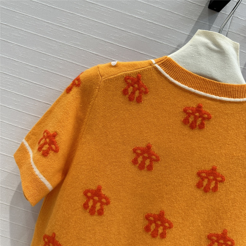 H**me5 cashmere short-sleeved sweater replicas clothes