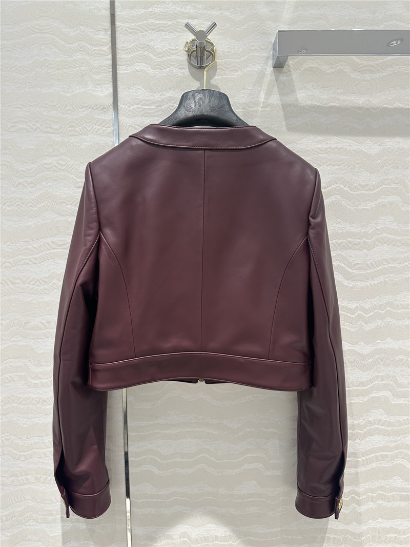 Chloé short lambskin jacket replica clothes