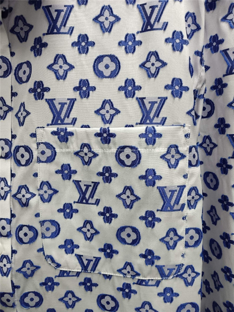 l0vis Vvtt0n lv logo print long sleeve shirt replicas clothes