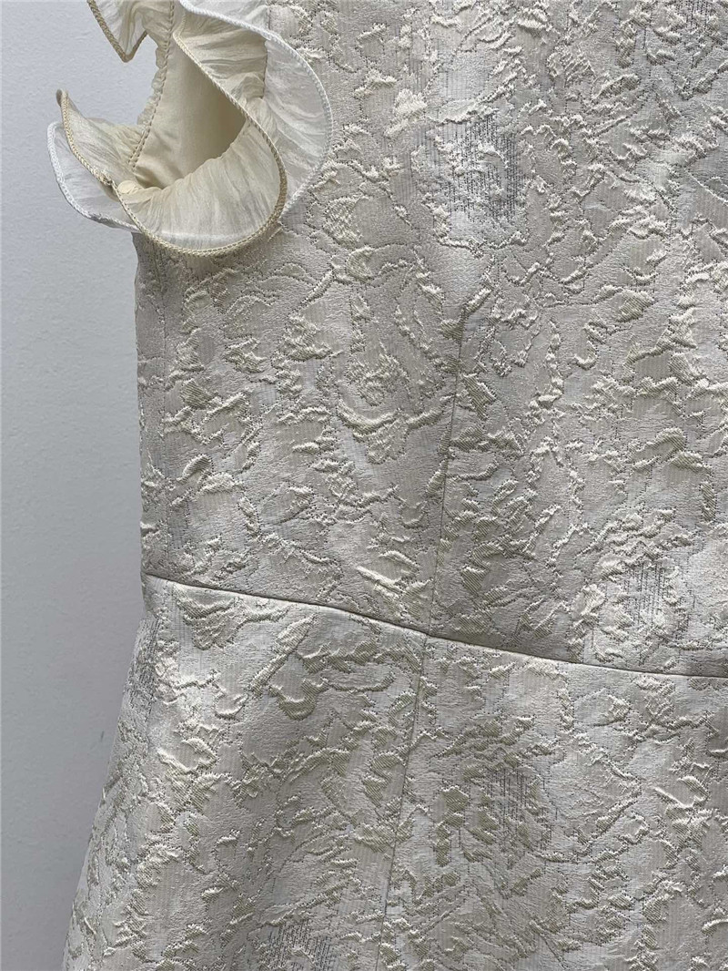 l0vis Vvtt0n lv ruffle jacquard dress replica clothes