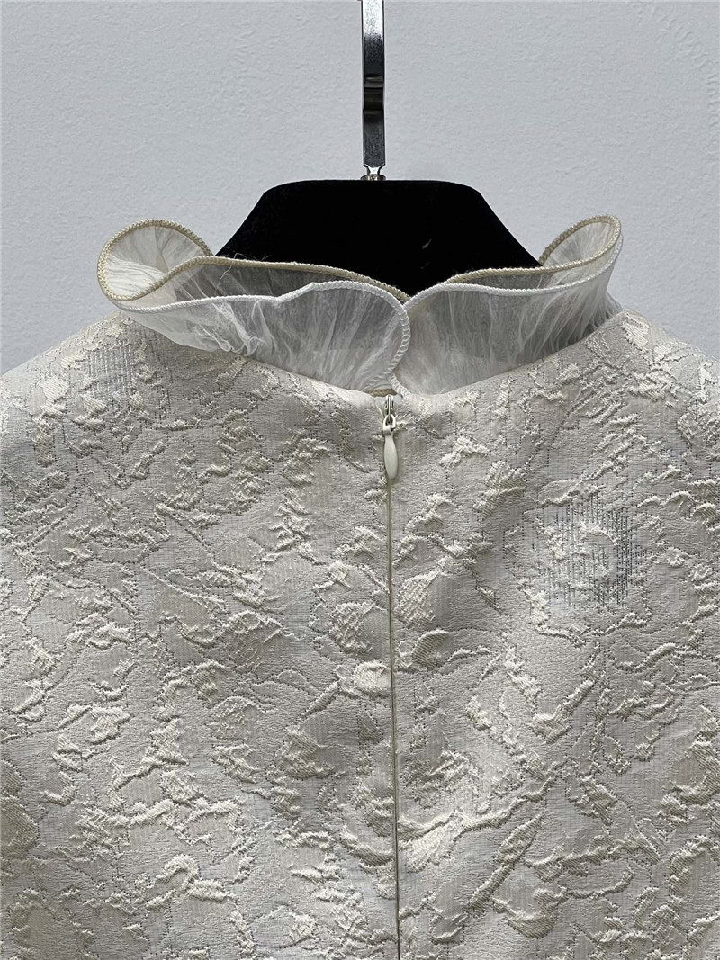 l0vis Vvtt0n lv ruffle jacquard dress replica clothes