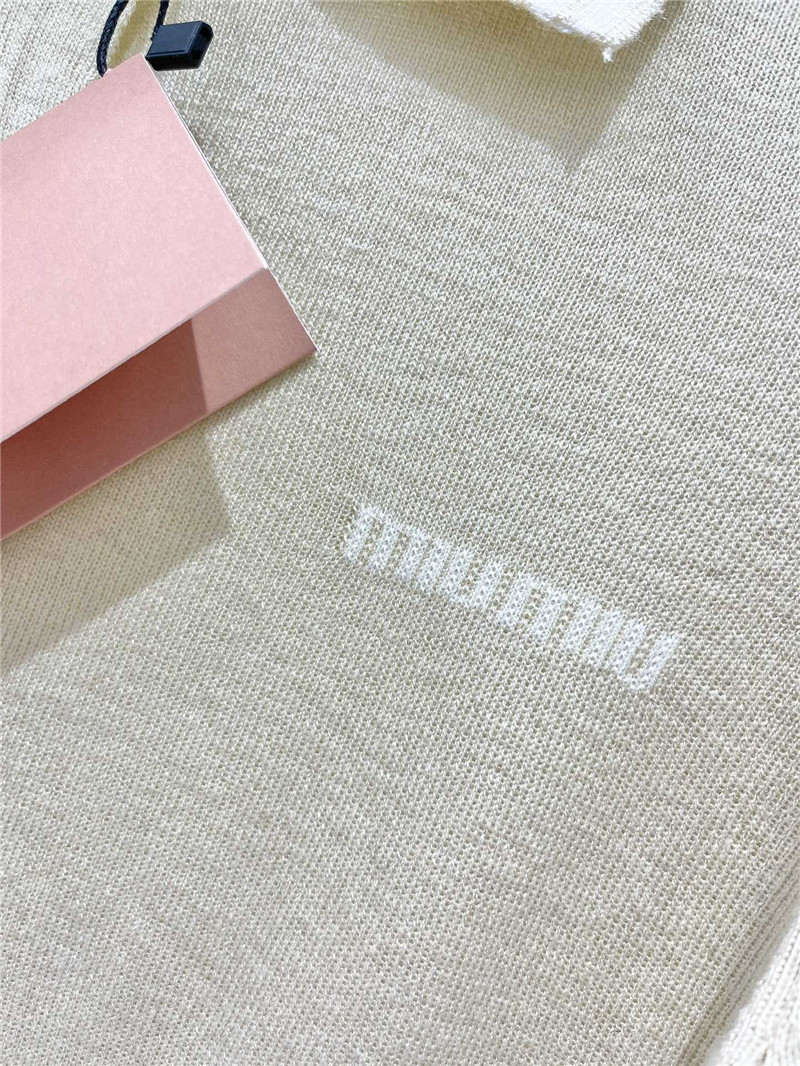 M1um1u colorblock wool knitted cardigan replica clothing sites