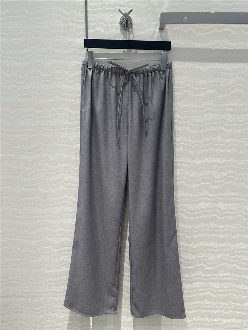 The R0w grey straight pants replica d&g clothing