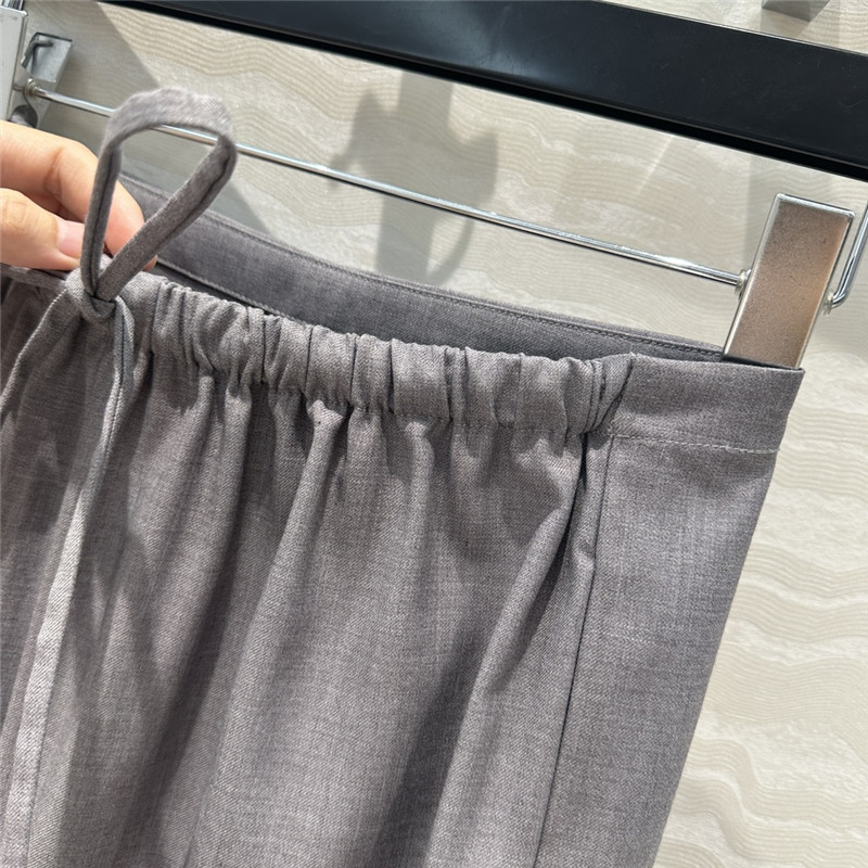 The R0w grey straight pants replica d&g clothing