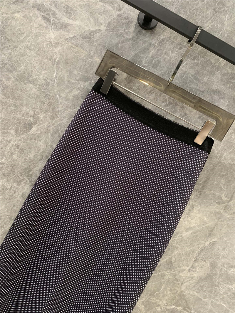 Ch**el logo polka dot elastic ribbon skirt replica clothing