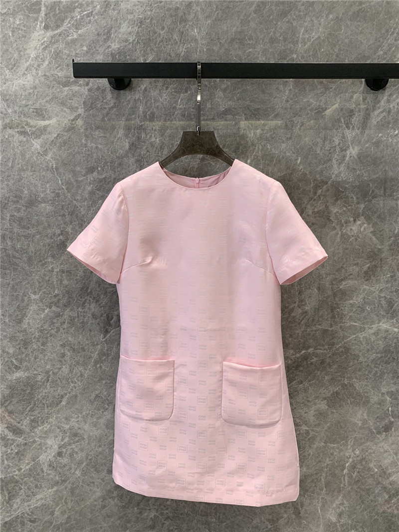 M1um1u short sleeve dress replica designer clothing websites