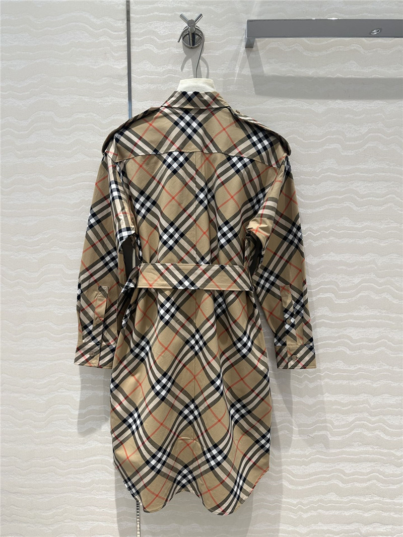 Bv*b*rry vintage check shirt dress replica d&g clothing