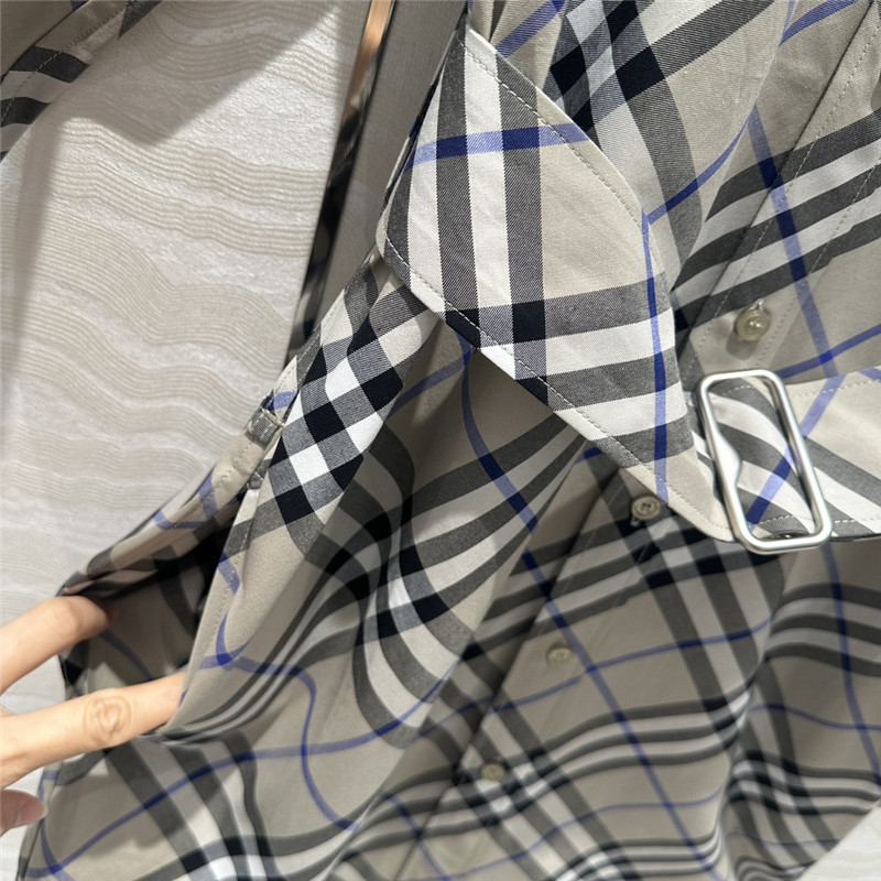 Bv*b*rry vintage check shirt dress replica d&g clothing