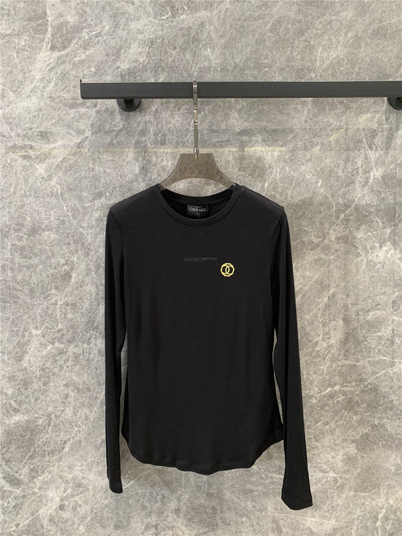 Ch**el long-sleeved t-shirt bottoming shirt replica clothes