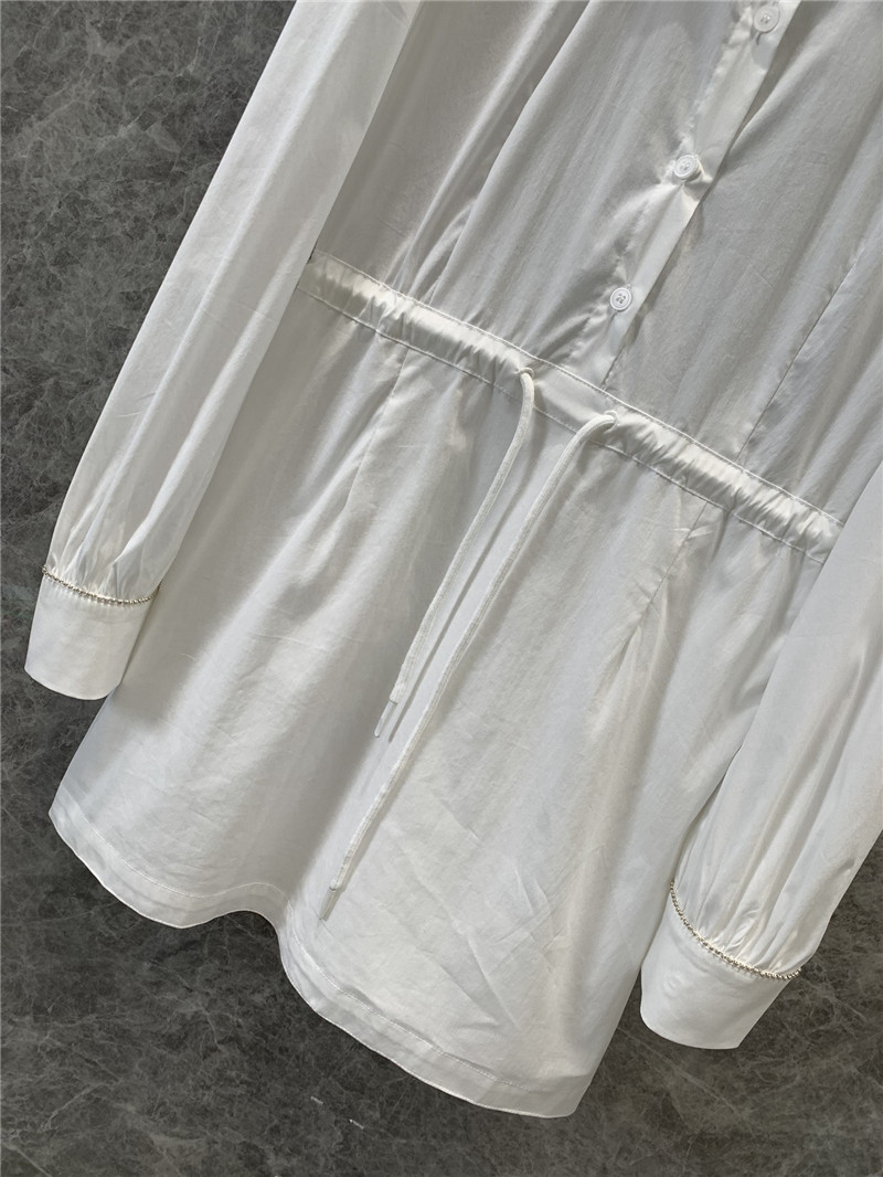 Pra*a shirt style waist dress replica d&g clothing