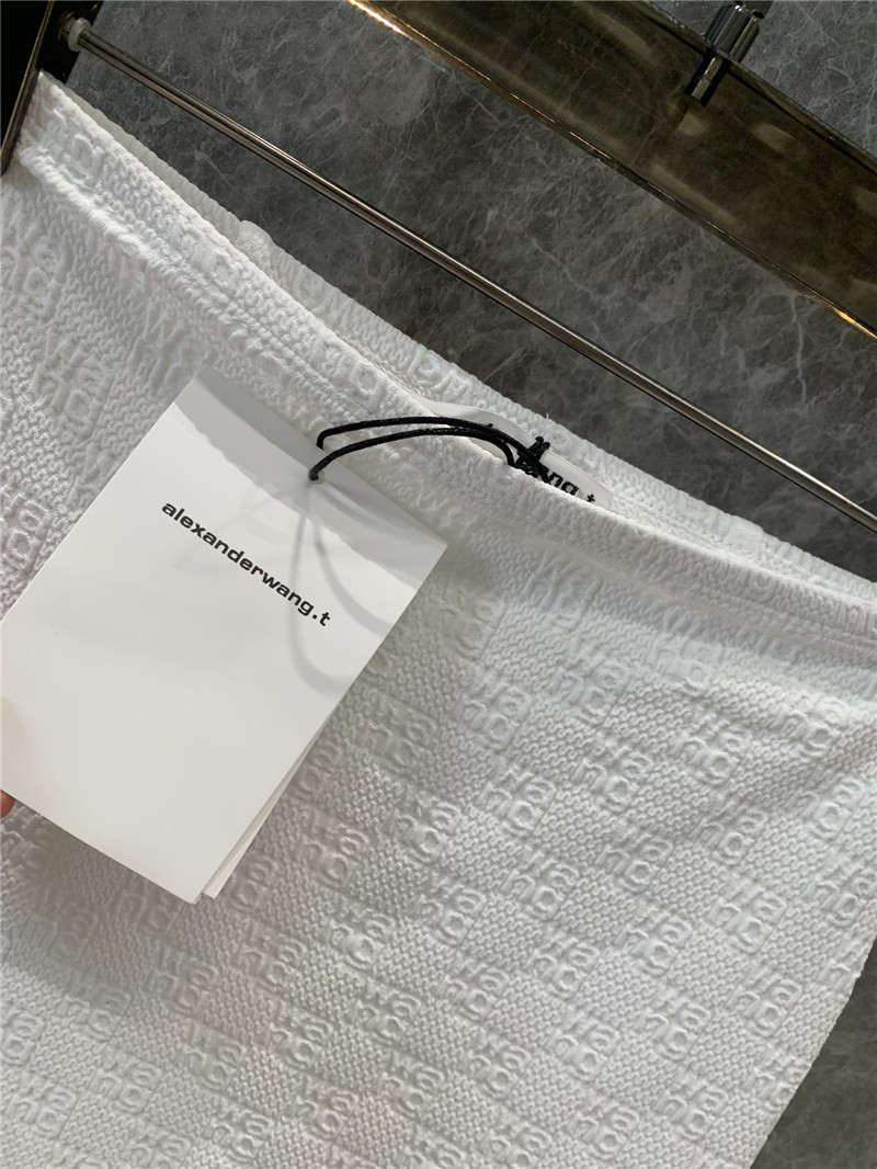 A1exa*der wang logo textured jacquard skirt replica clothing sites