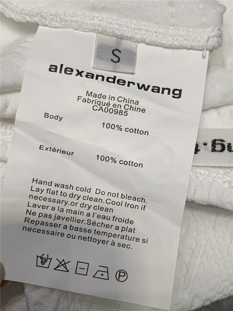 A1exa*der wang logo textured jacquard skirt replica clothing sites