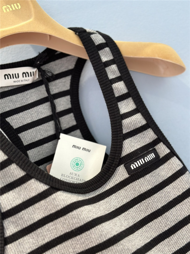 M1um1u dark pattern hem shorts replica clothing sites