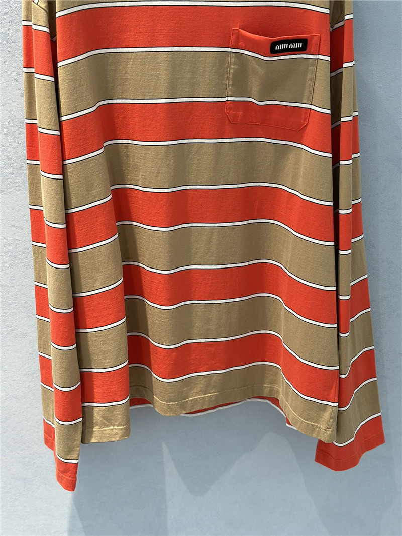 M1um1u black label long sleeve t-shirt replica clothes