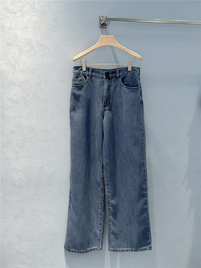 M1um1u mid-low waist straight pants replica d&g clothing