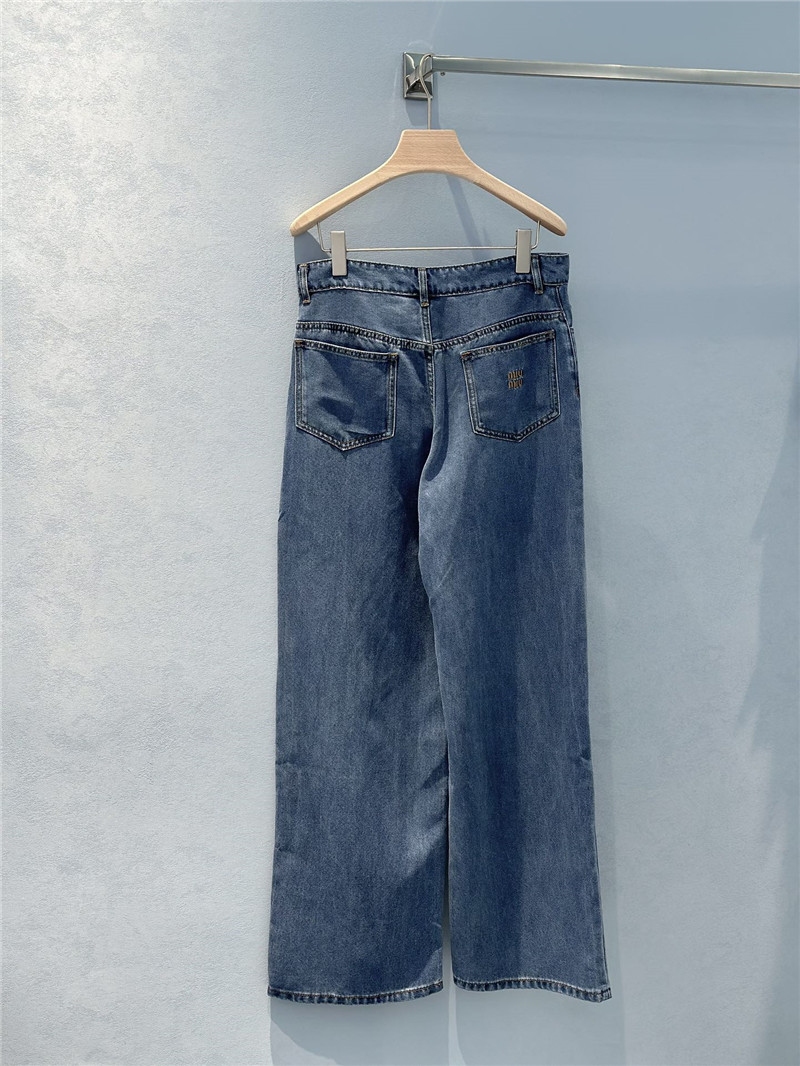 M1um1u mid-low waist straight pants replica d&g clothing