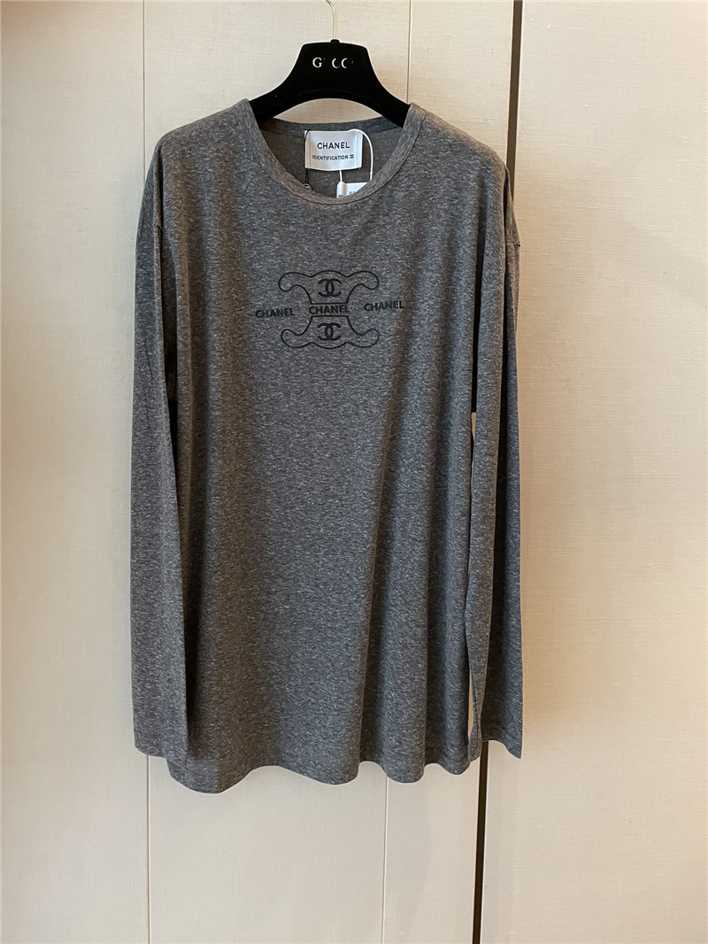 Ce1i*e vintage grey long sleeve replica d&g clothing
