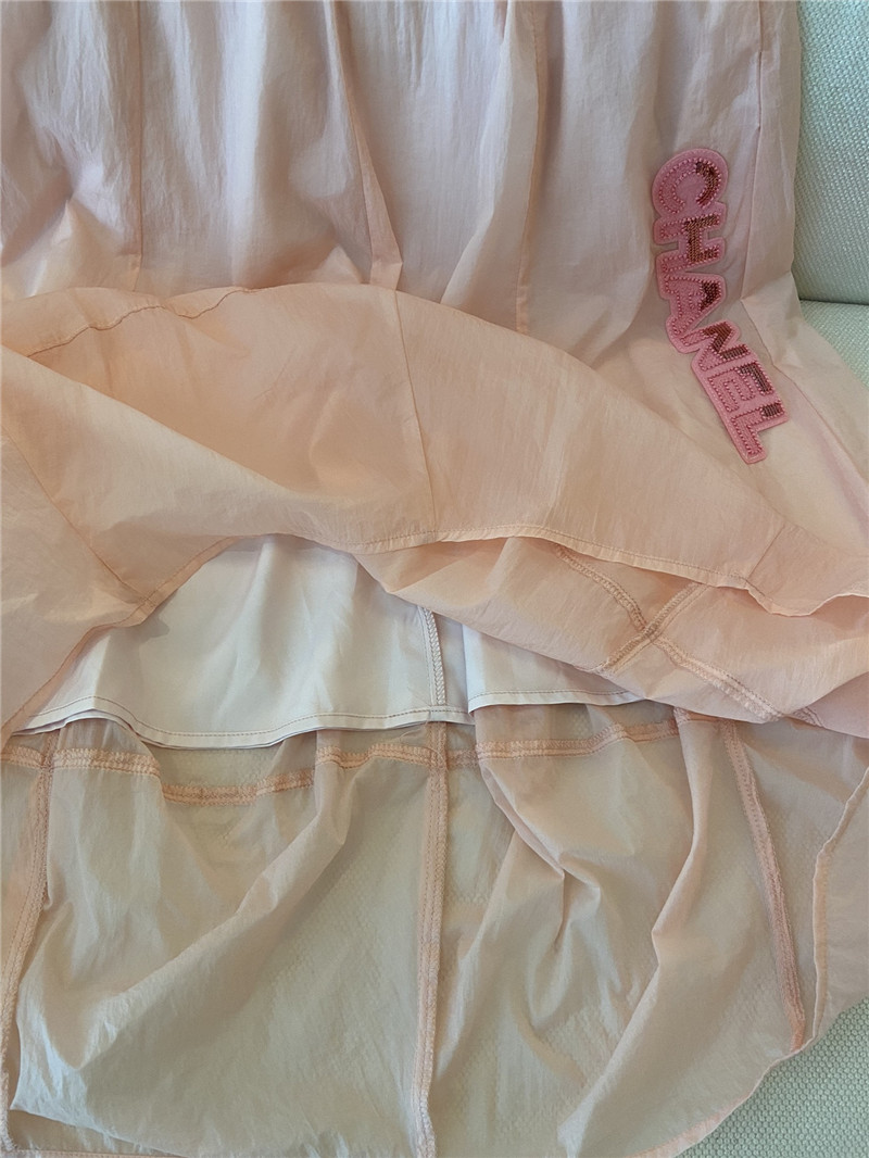 Ch**el new see-through pink skirt replicas clothes