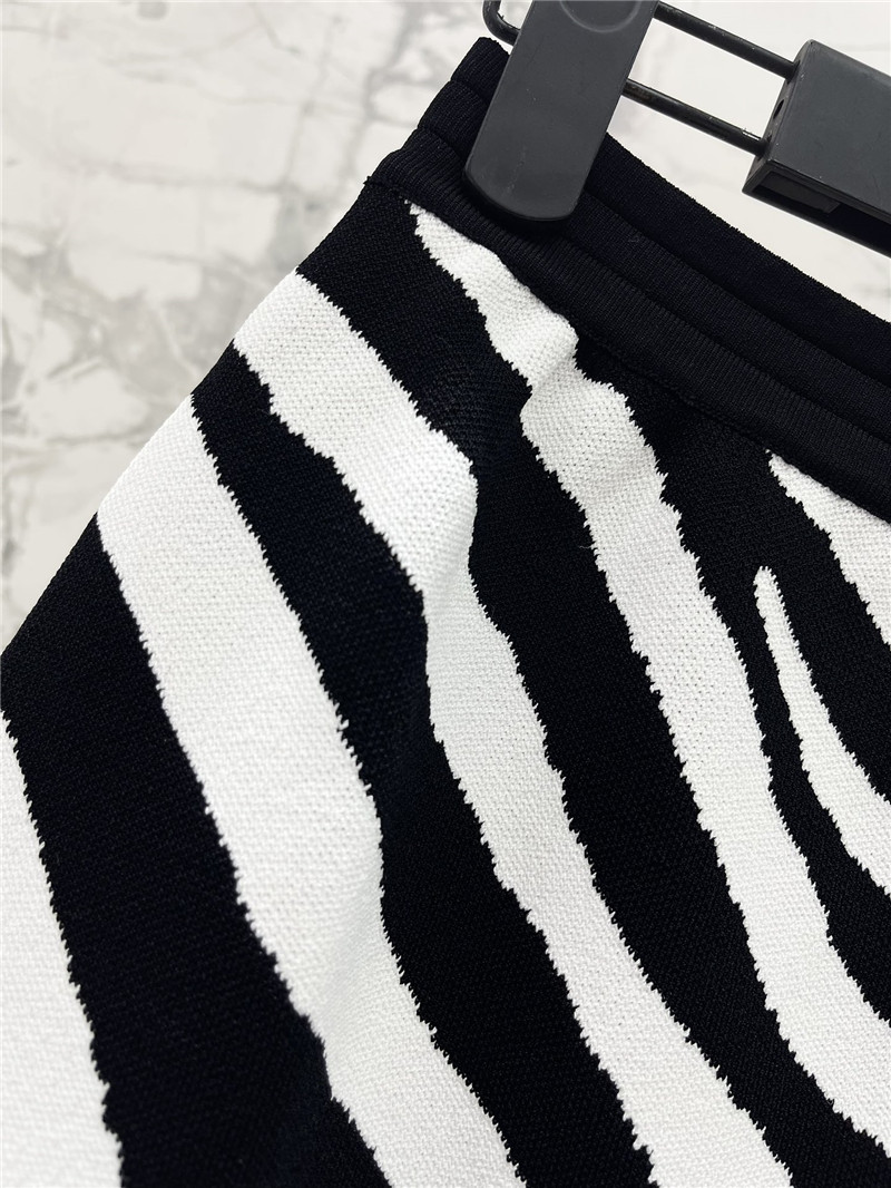 Balmain color block zipper hip skirt replica clothes