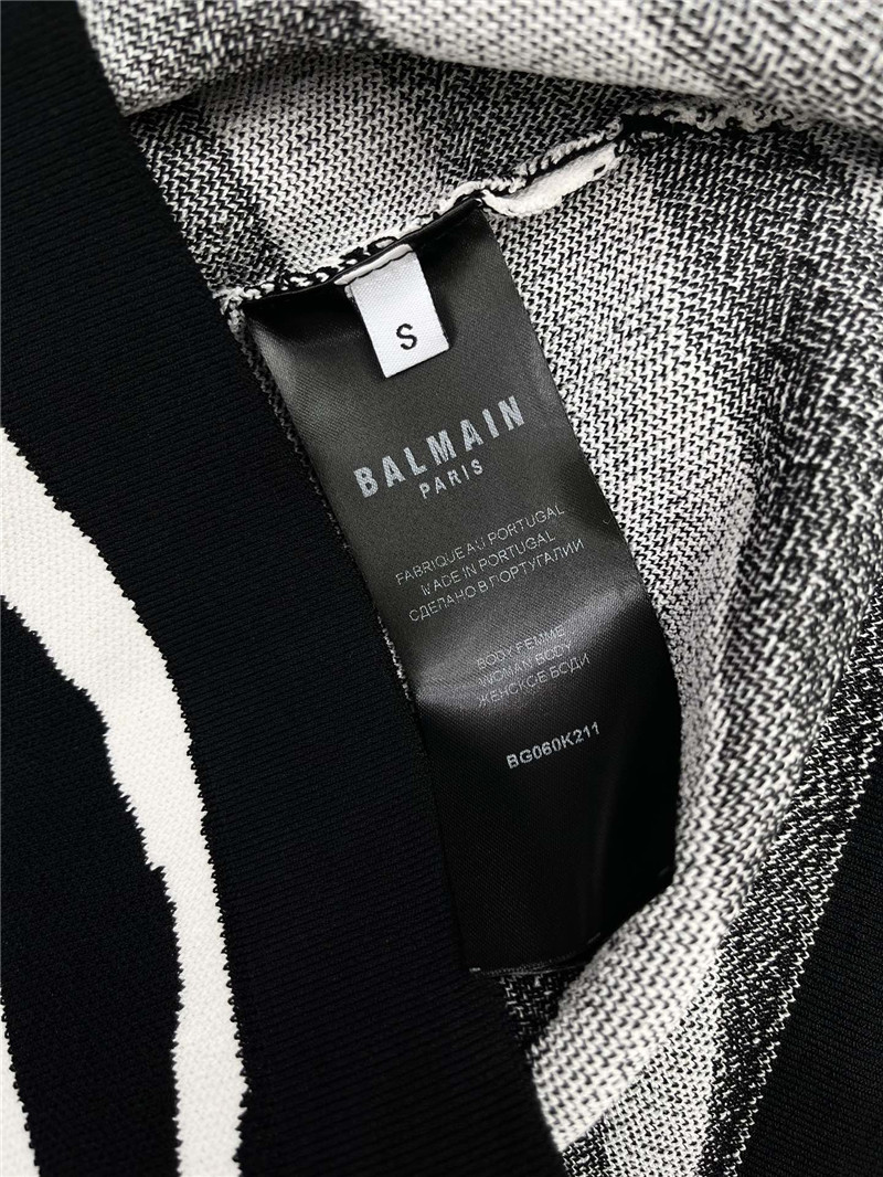 Balmain color block zipper hip skirt replica clothes